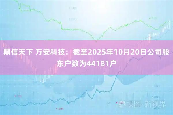 鼎信天下 万安科技：截至2025年10月20日公司股东户数为44181户