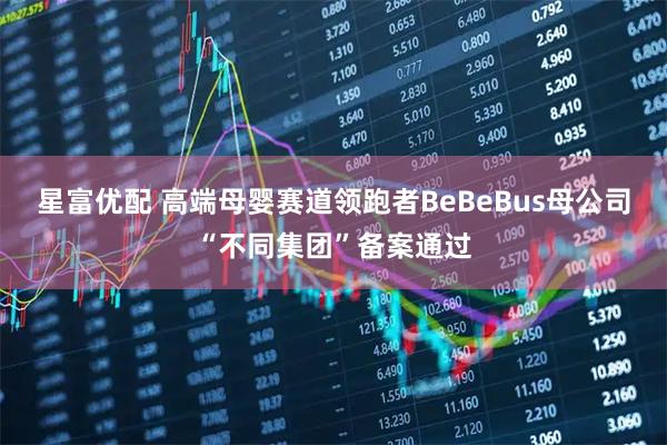 星富优配 高端母婴赛道领跑者BeBeBus母公司“不同集团”备案通过