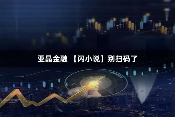 亚晶金融 【闪小说】别扫码了